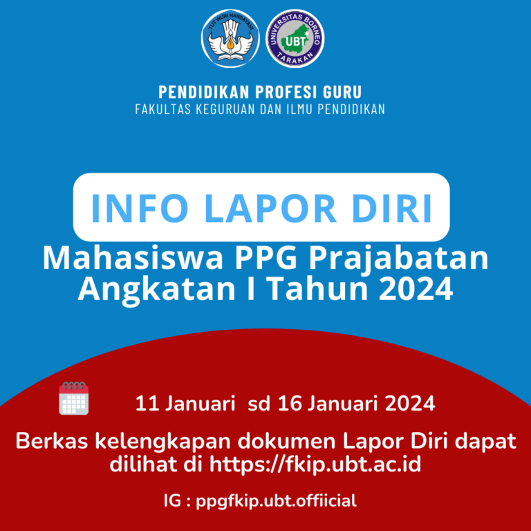 LAPOR DIRI MAHASISWA PPG PRAJABATAN GELOMBANG 1 TAHUN 2024